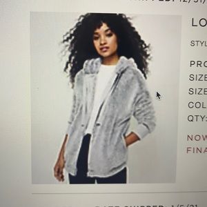 Lou & Grey cozy zip up jacket
